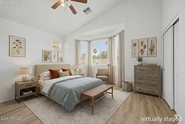 Main Bedroom Virtually Staged