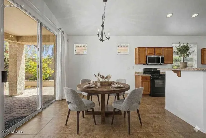 Dining Room Virtually Staged