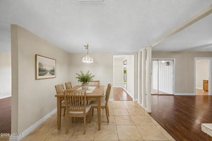 virtually staged eat in kitchen