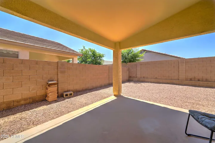 Covered patio