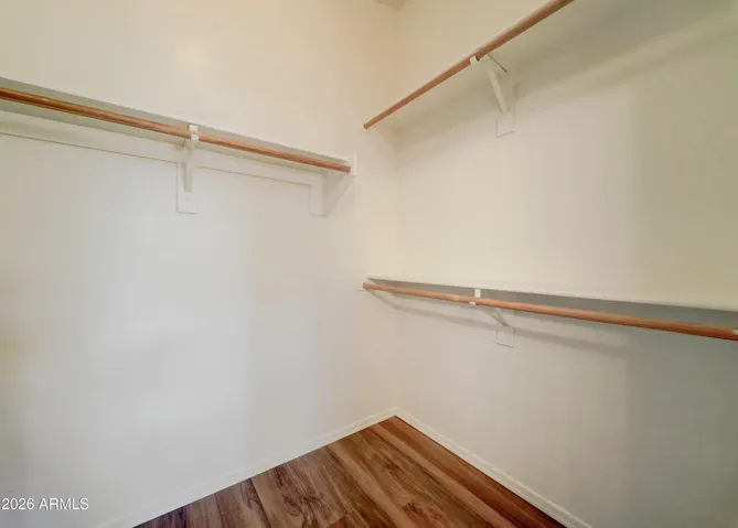 Primary closet