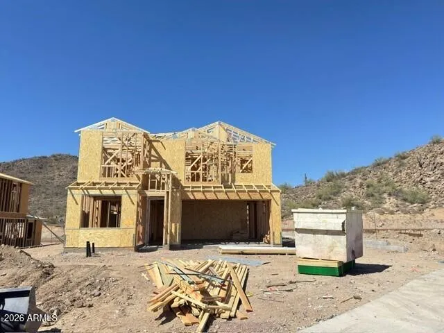 Actual home under construction