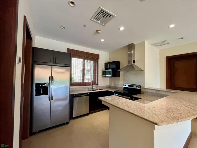 Open concept kitchen