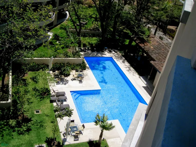 Lap pool from second bedroom.