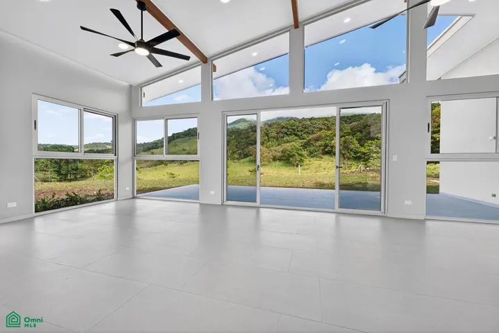 Newly constructed home built to American construction standards.