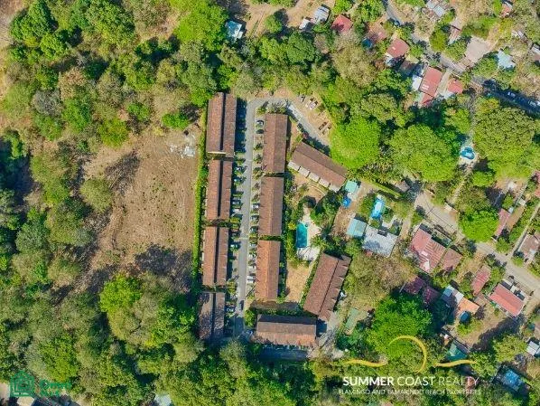 over view of condos