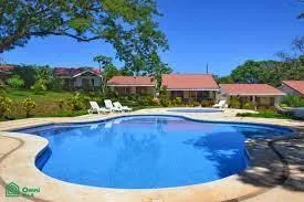Shimmering pool just outside your door step