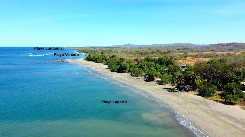 Lagarto's white sand beach stretches for miles