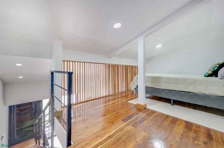 Loft bedroom.