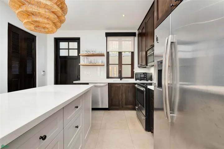 Updated kitchen with quartz.