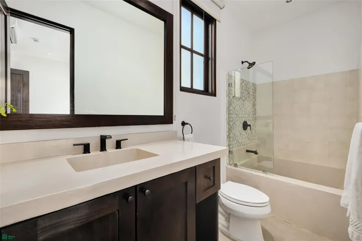 Primary bathroom with tub