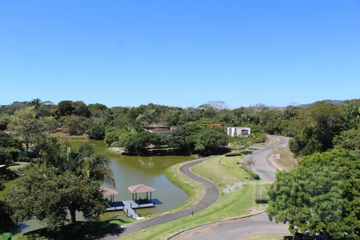Vista a los lagos desde balcón