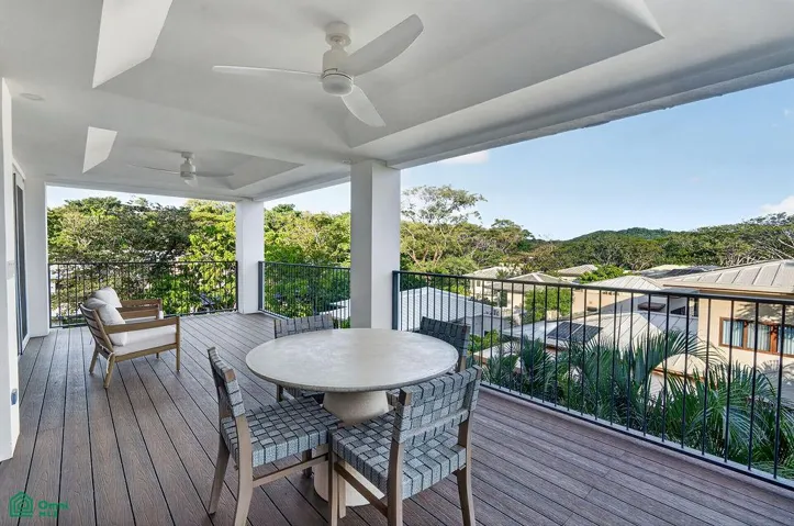 terrace off of 1 bedroom apartment