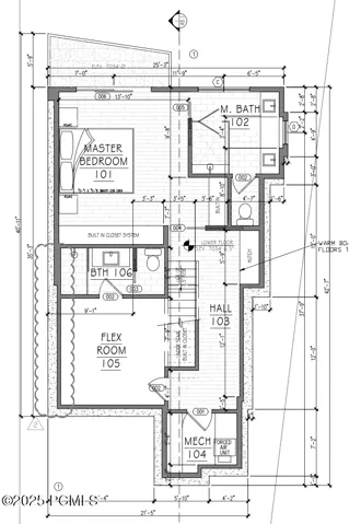 Level 1 - Master & Flex Room