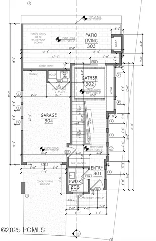 Level 3 - Entry, Lounge & Large Deck with Fireplace