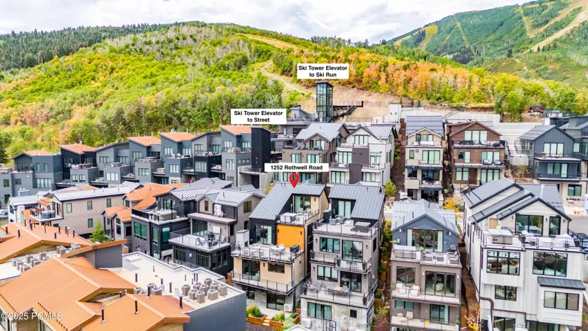 The jewel of Kings Crown is its ski tower that provides ski in / ski out to Park City Mountain Resort.