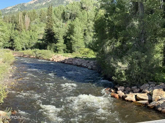 The Weber River from within the Subdivision