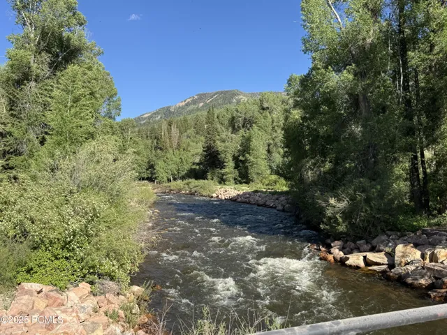 The Weber River from within the Subdivision