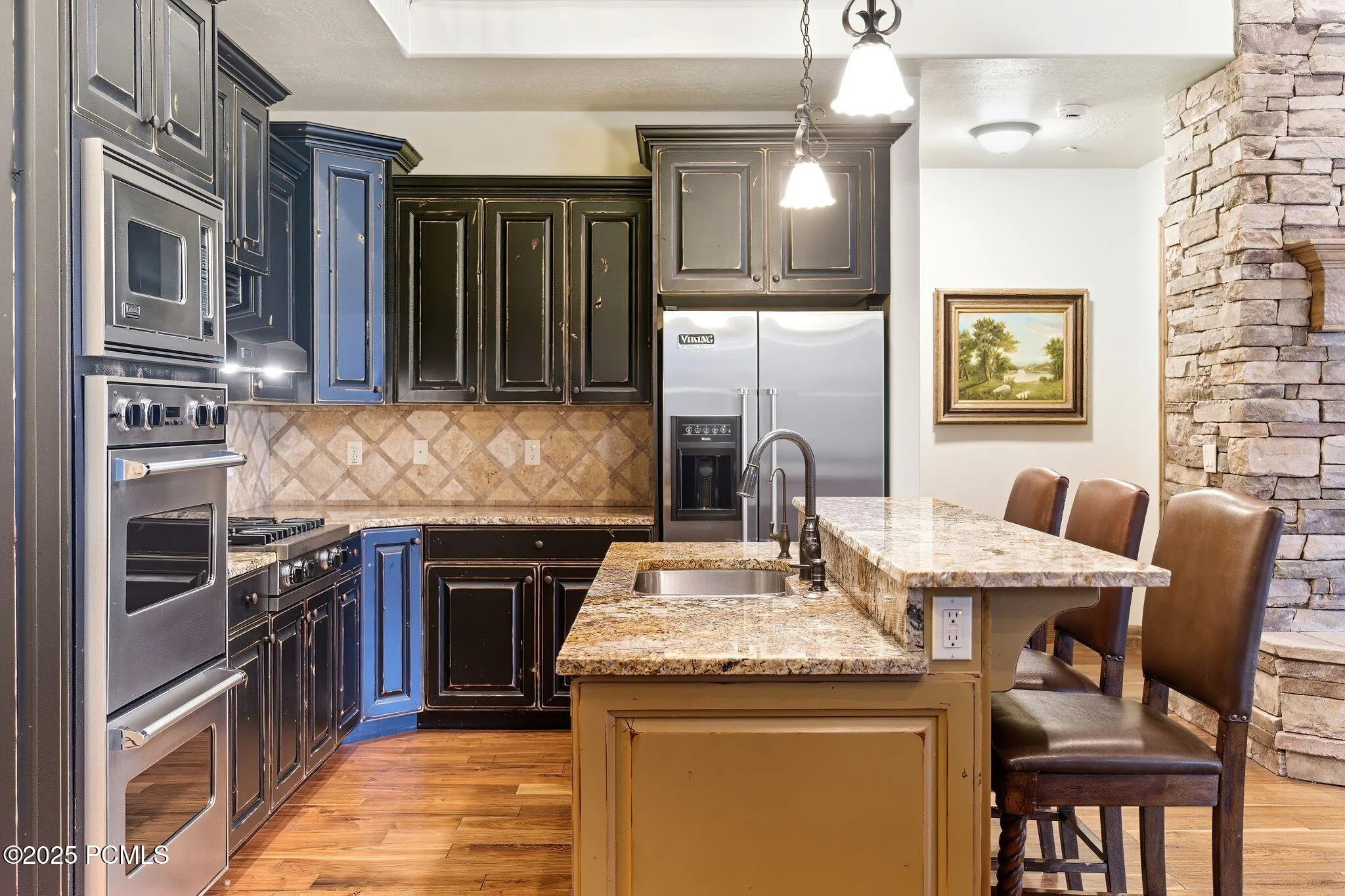 Main level kitchen and dining