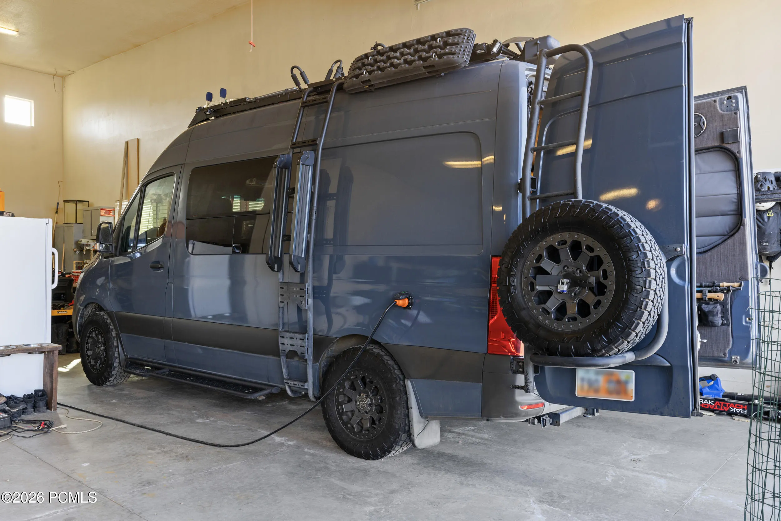 RV Garage power and sewer dump