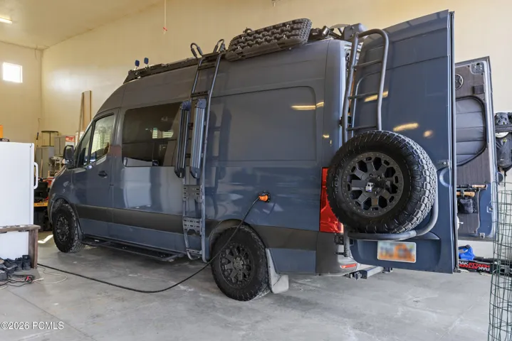 RV Garage power and sewer dump