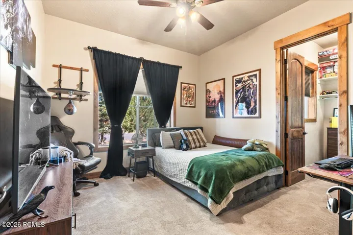 Main level bedroom with Jack & Jill Bathroom