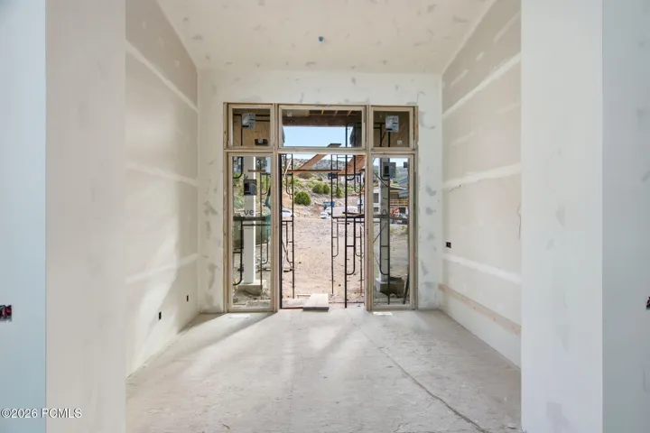 Main front door with grand entrance