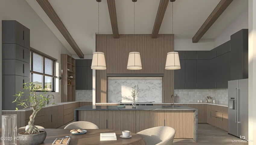 Rendering of kitchen