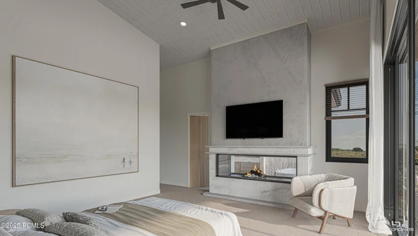 Rendering of primary bedroom