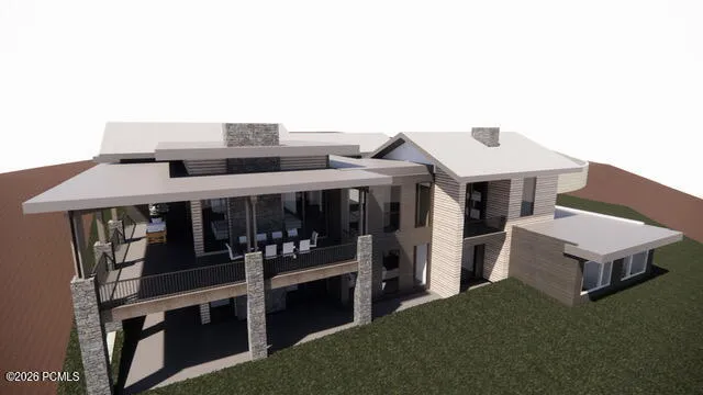 Exterior Rendering from Plans
