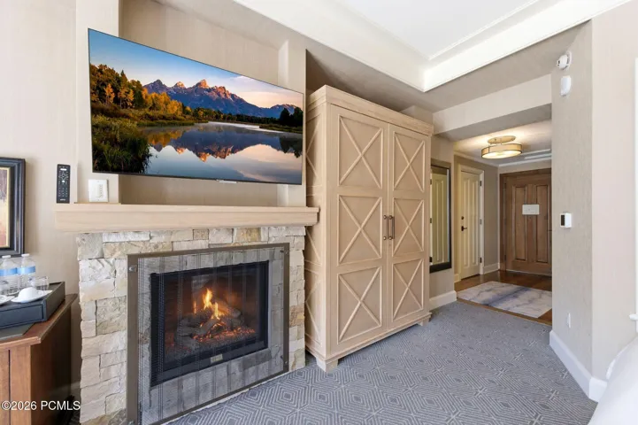 Fireplace in Suite #429