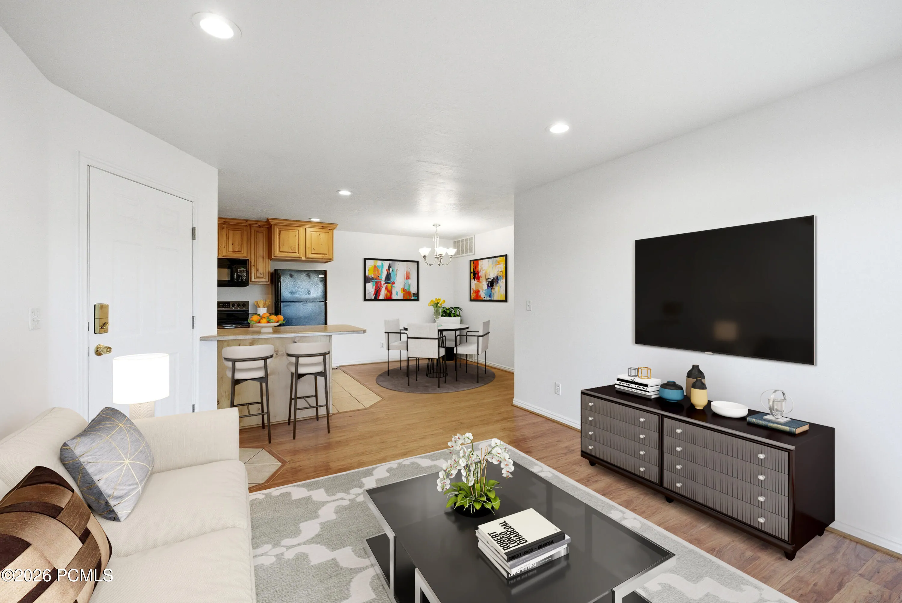 Virtual Staged Pictures for Furniture.Not actual in property