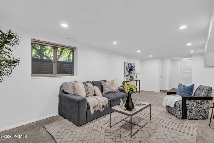 Downstairs den/office/rec room