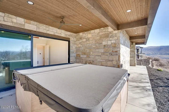 Lower Level Patio with Hot Tub