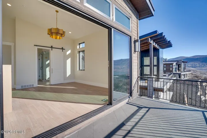 Deck and Primary Bedroom
