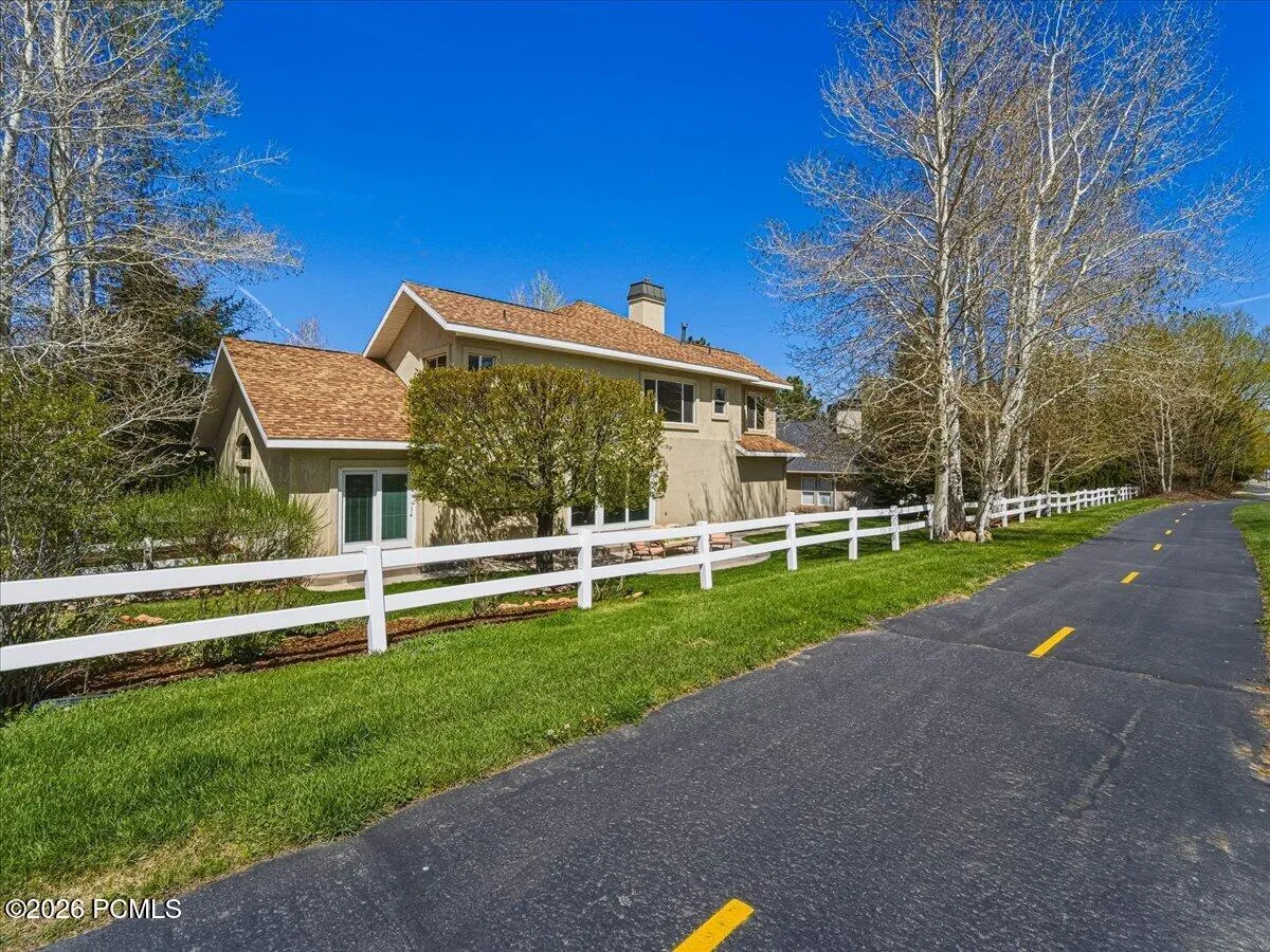 Paved Path Behind Property with Access to Trails