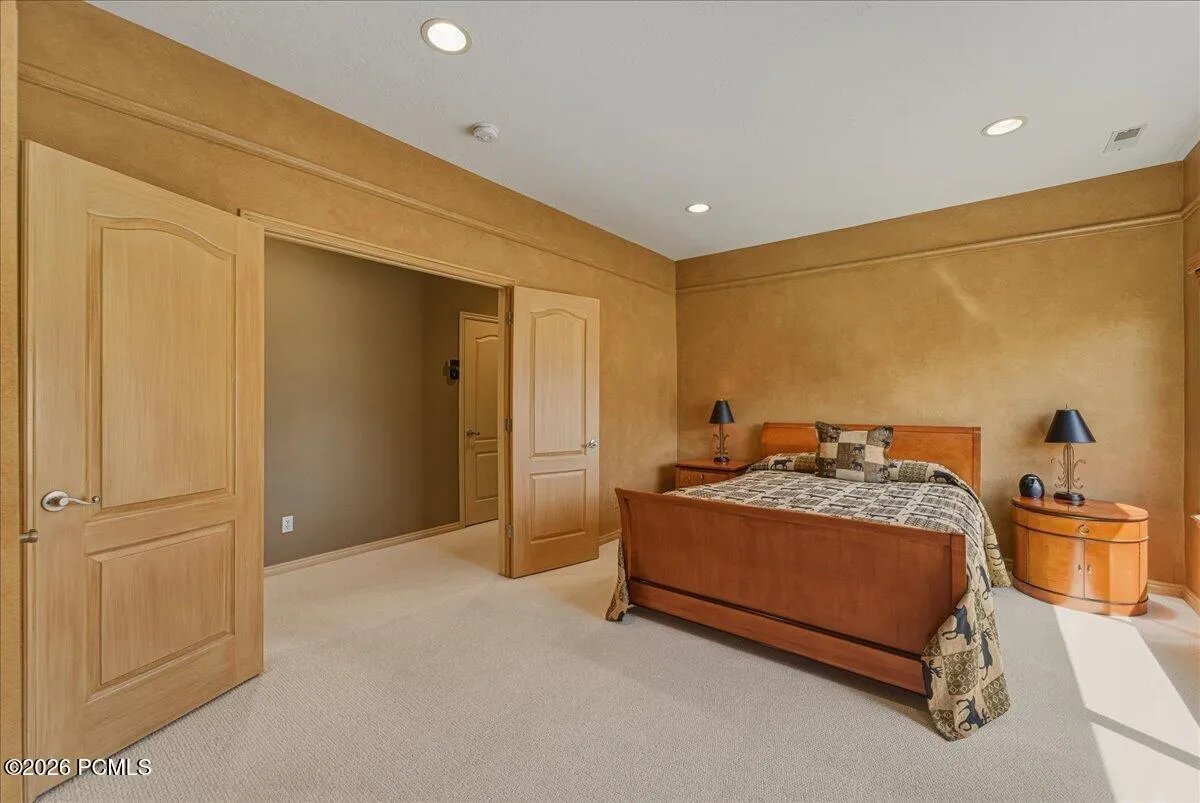 Primary Bedroom with EnSuite, French Doors, Ski Resort Views