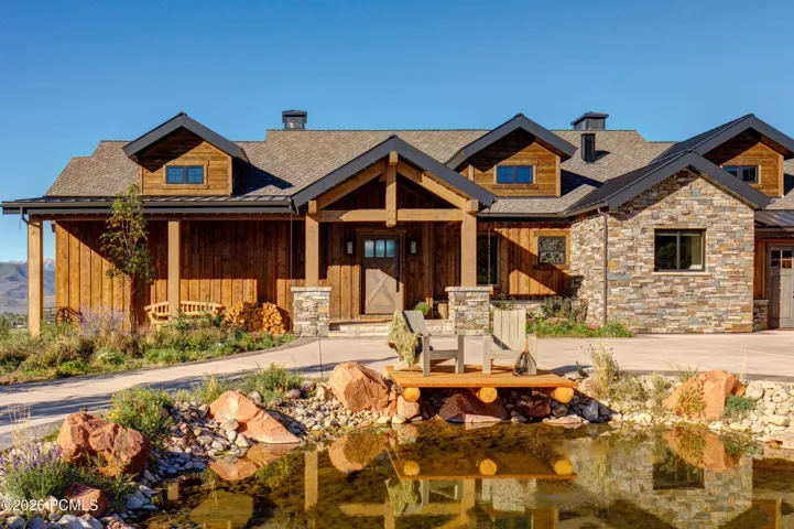 Front of Home & Pond