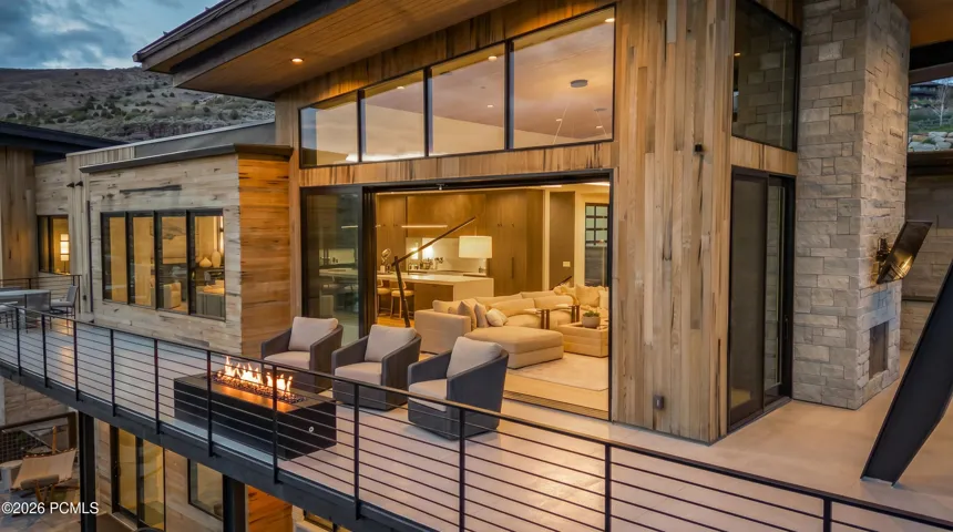Deck Stretches Across Entire Span of Home
