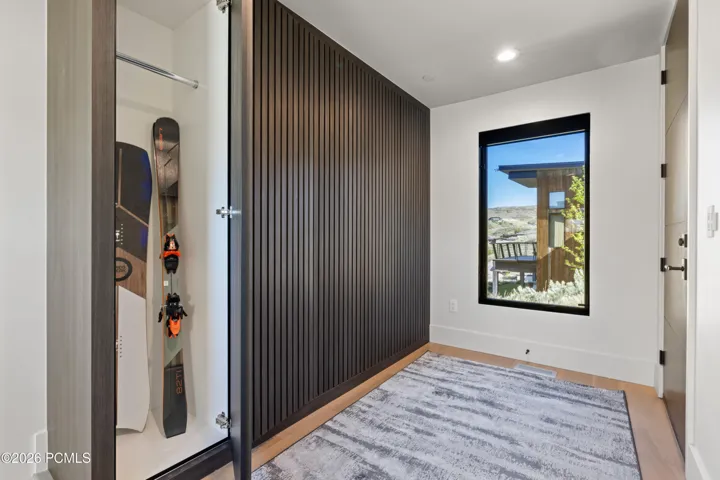 5 Ski Lockers in Mudroom