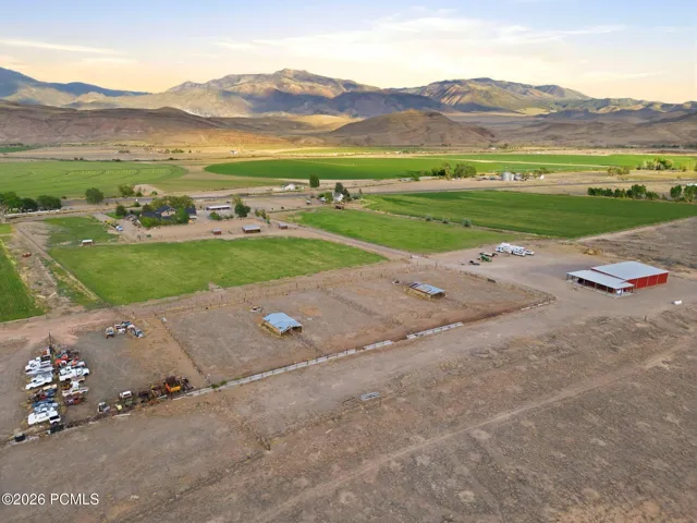 Drone view from West to East