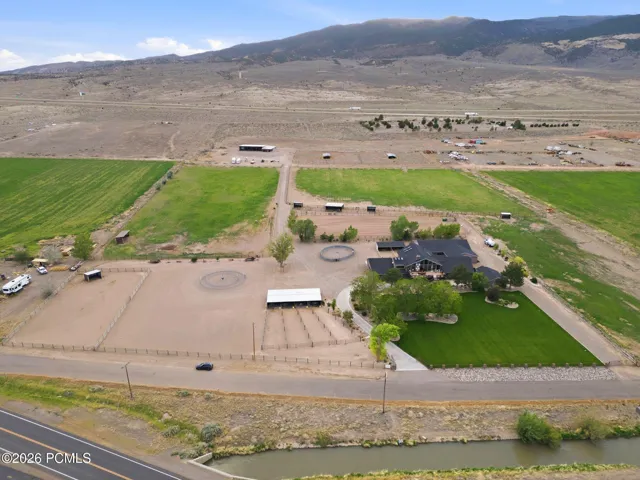 Drone view from East to West