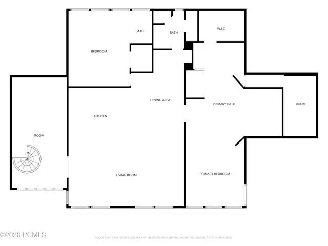The upper floor layout is connected by a striking spiral staircase that links the home’s main living areas to the professional ranch facilities below, including the reproduction and veterinary lab and the adjoining breeding barns. This vertical connection reinforces the property’s intentional design—bringing residential comfort and operational functionality together in one cohesive structure.