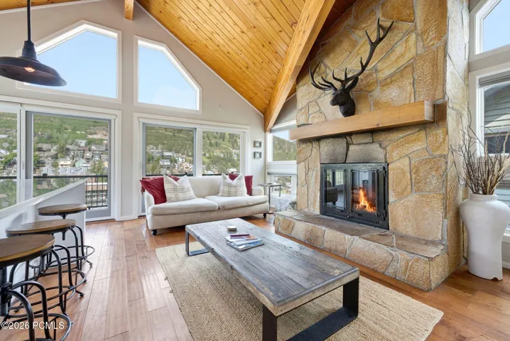 Kitchen and Great Room with Massive Mountain Views