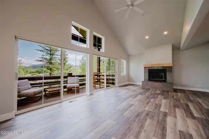 Living room with lots of natural light