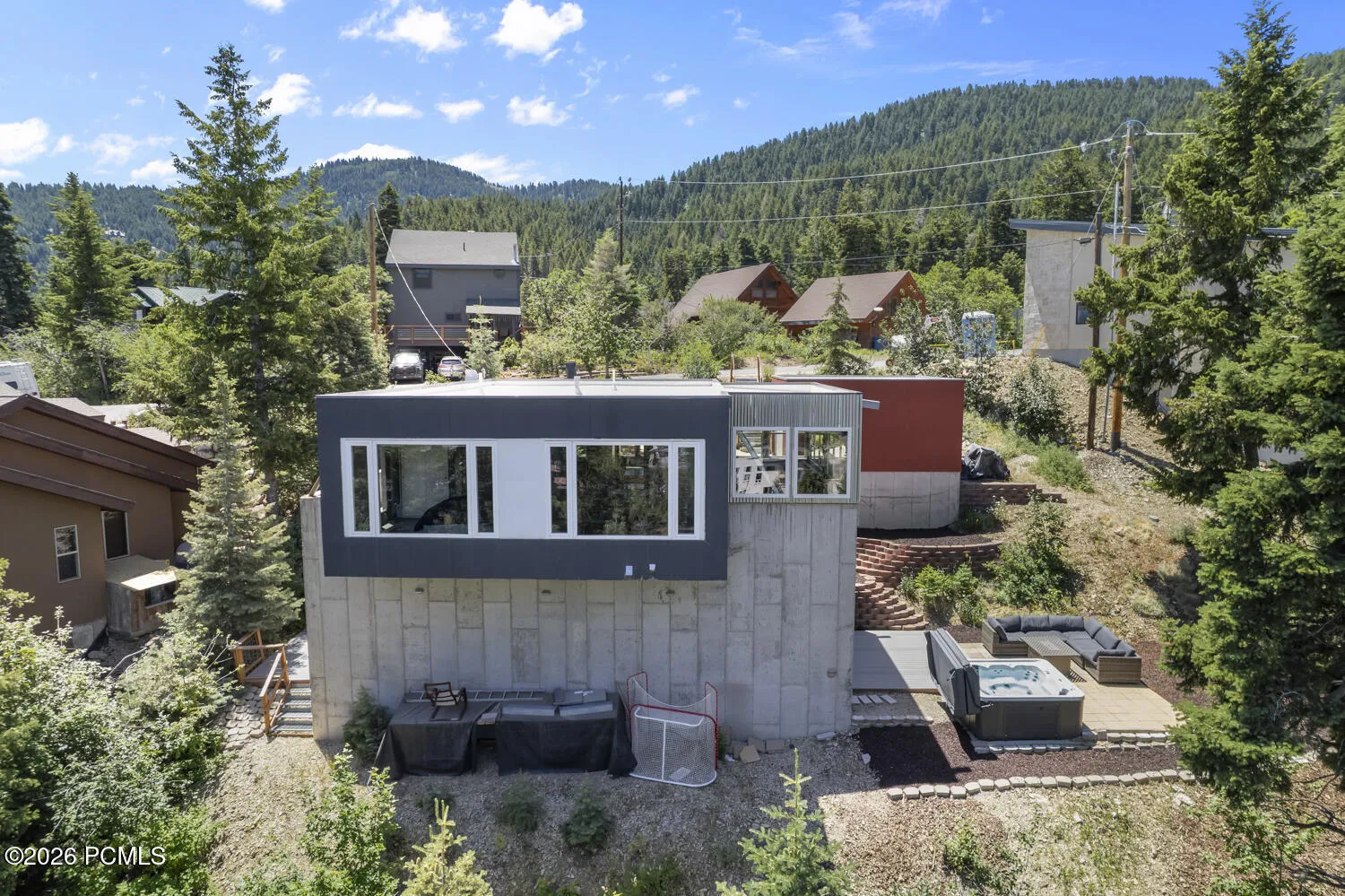 Back of home