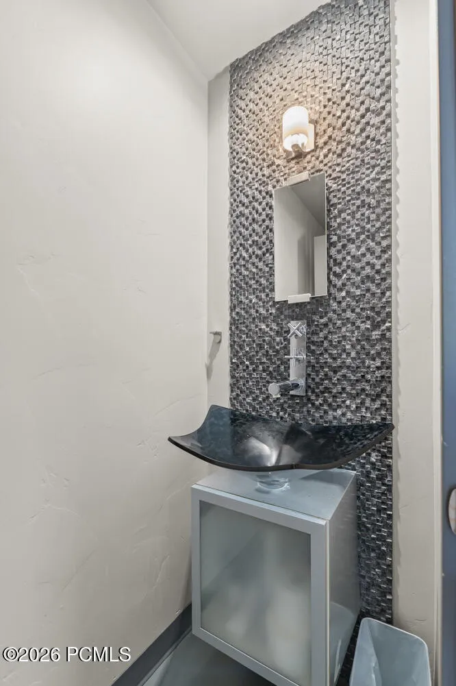 Main floor half bath