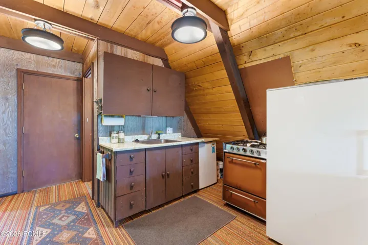 Kitchen and front entry view