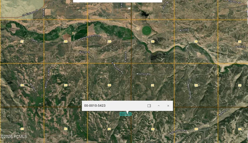 GIS County map showing parcel number and location from Hwy 40