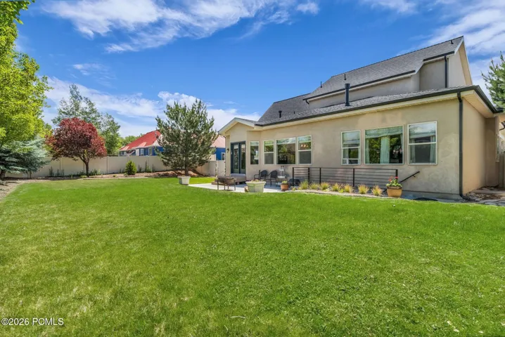 Backyard with patio